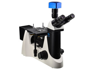 Chiny Okular z metalowym, trinokularnym, odwróconym mikroskopem 80X obiektyw 5 otworów dostawca